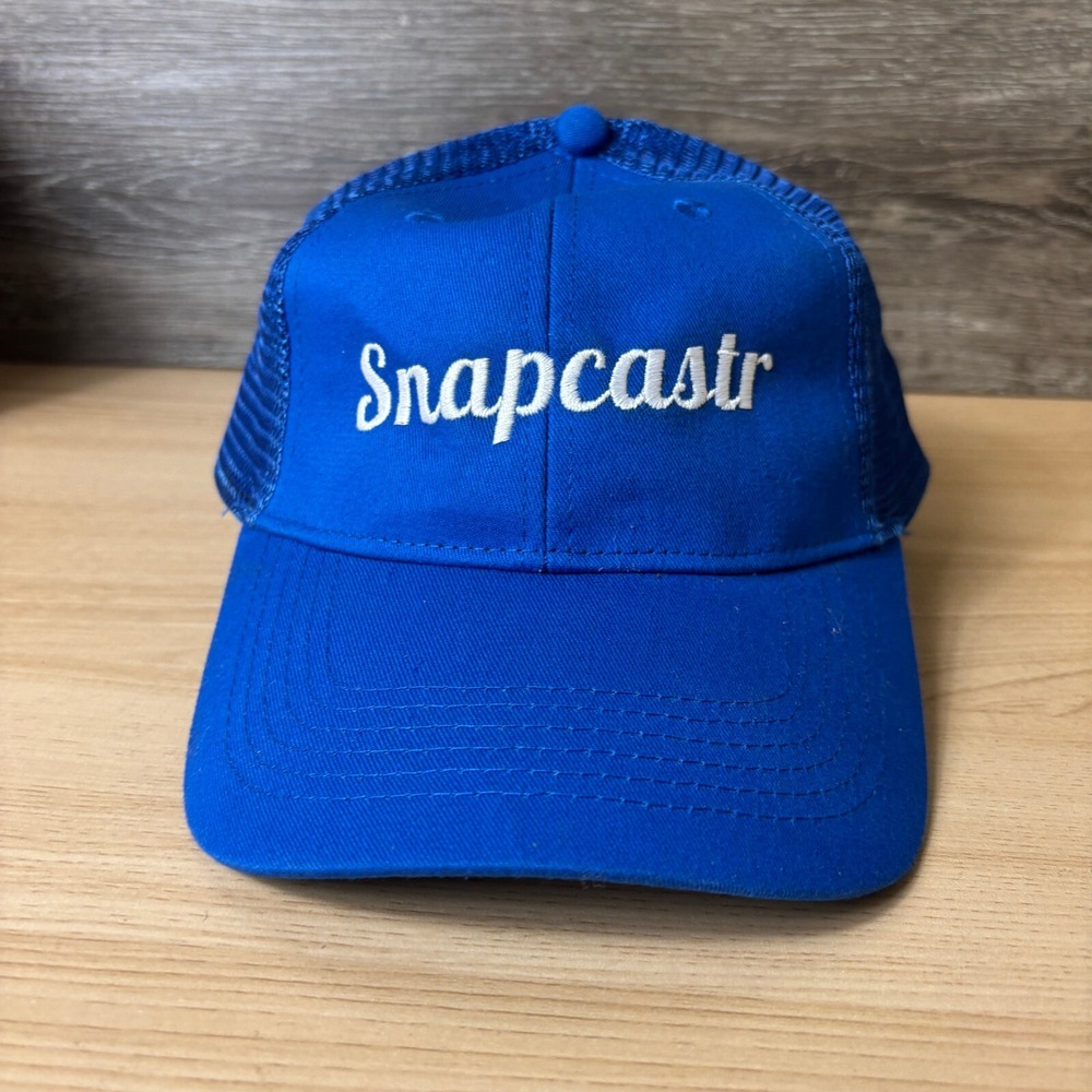 Snapcastr Hat Cap Snap Back Blue Outdoors‎ Adjustable